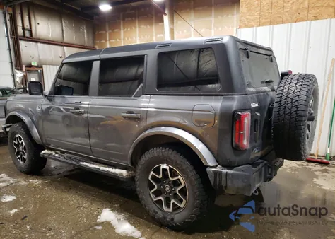 2021 Ford Bronco Base z USA, uszkodzony, nr VIN 1FMEE5BPXMLA89882